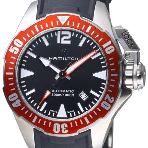 Hamilton Herrklocka H77725335 Svart/Gummi Ø42 mm