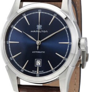 Hamilton Herrklocka H77785733 Svart/Läder Ø45 mm