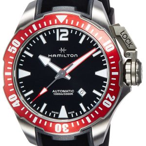 Hamilton Herrklocka H77805335 Khaki Svart/Gummi Ø46 mm