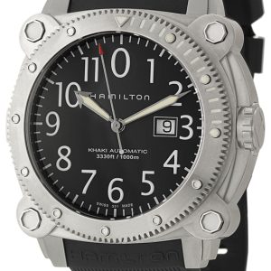 Hamilton Herrklocka H78515333 Khaki Belowzero Svart/Gummi Ø46 mm