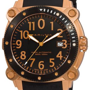 Hamilton Herrklocka H78545333 Khaki Svart/Gummi Ø42 mm