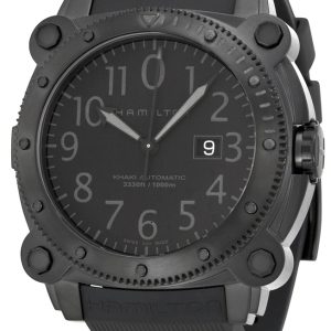 Hamilton Herrklocka H78585333 Khaki Belowzero Grå/Gummi Ø46 mm