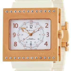 Hamilton Herrklocka H79545913 Khaki Vit/Gummi Ø38 mm