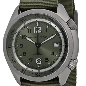 Hamilton Herrklocka H80405865 Khaki Grön/Textil Ø41 mm