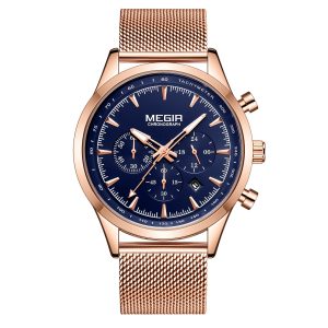 Megir Nova Rose Gold Blue