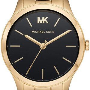 Michael Kors 99999 Damklocka MK6669 Svart/Gulguldtonat stål Ø38 mm