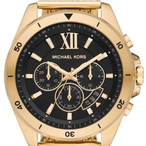 Michael Kors Brecken Herrklocka MK8867 Svart/Guldtonat stål Ø45 mm