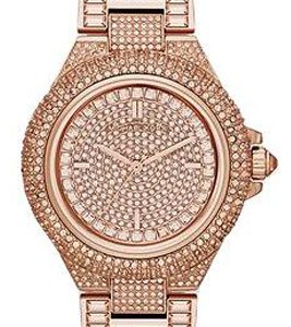 Michael Kors Camille Damklocka MK5862 Roséguldstonad/Roséguldstonat