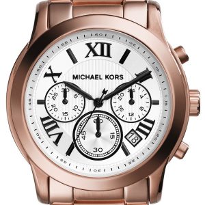 Michael Kors Cooper Damklocka MK5929 Vit/Roséguldstonat stål Ø39 mm