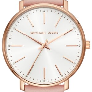 Michael Kors Damklocka MK2741 Pyper Vit/Läder Ø38 mm