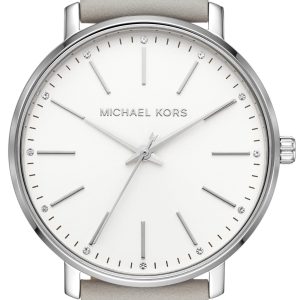 Michael Kors Damklocka MK2797 Pyper Vit/Läder Ø36 mm