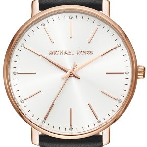 Michael Kors Damklocka MK2834 Pyper Vit/Läder Ø38 mm