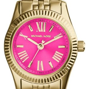 Michael Kors Damklocka MK3270 Rosa/Gulguldtonat stål