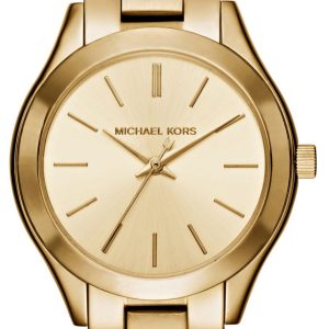 Michael Kors Damklocka MK3512 Runway Champagnefärgad/Gulguldtonat