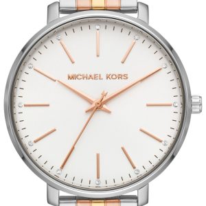 Michael Kors Damklocka MK3901 Pyper Vit/Roséguldstonat stål Ø38 mm