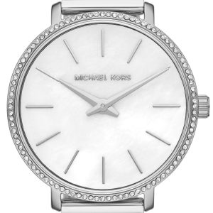 Michael Kors Damklocka MK4618 Pyper Vit/Stål Ø32 mm