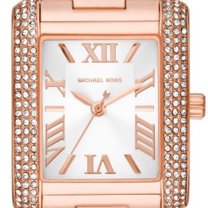 Michael Kors Damklocka MK4641 Emery Vit/Roséguldstonat stål Ø33 mm