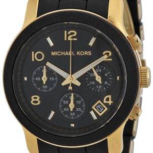 Michael Kors Damklocka MK5191 Runway Svart/Plast Ø38 mm