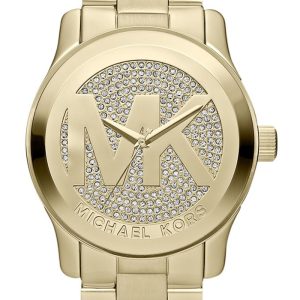 Michael Kors Damklocka MK5706 Runway Gulguldstonad/Gulguldtonat stål