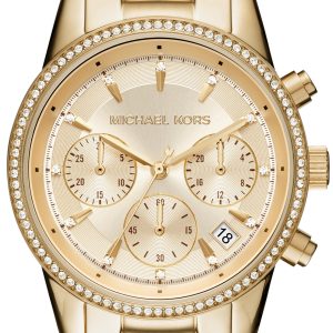 Michael Kors Damklocka MK6356 Ritz Guldtonad/Guldtonat stål Ø37 mm