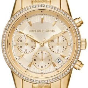 Michael Kors Damklocka MK6597 Ritz Gulguldstonad/Gulguldtonat stål