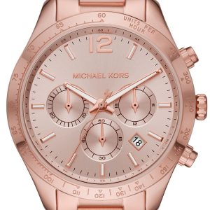 Michael Kors Damklocka MK6796 Layton Roséguldstonad/Roséguldstonat