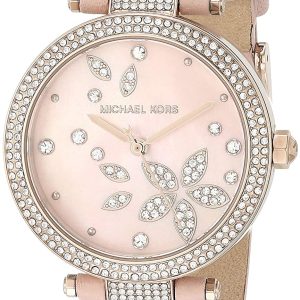 Michael Kors Damklocka MK6808 Rosa/Läder Ø33 mm