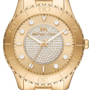 Michael Kors Damklocka MK6911 Runway Guldtonad/Guldtonat stål Ø40 mm