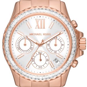 Michael Kors Damklocka MK7213 Everest Silverfärgad/Roséguldstonat