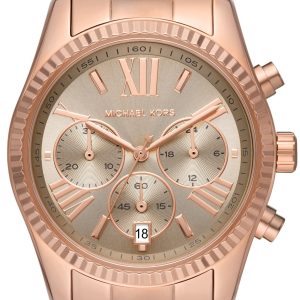 Michael Kors Damklocka MK7217 Lexington Grå/Roséguldstonat stål