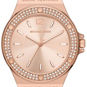 Michael Kors Damklocka MK7282 Lennox Rosa/PVC (Polyvinylklorid) Ø37