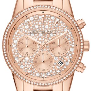 Michael Kors Damklocka MK7302 Ritz Roséguldstonad/Roséguldstonat