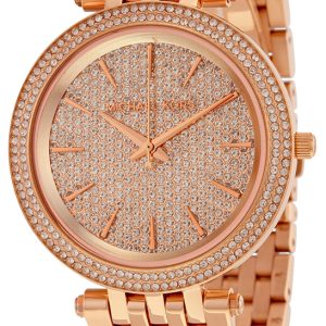 Michael Kors Darci Damklocka MK3439 Kristallinfattad/Roséguldstonat