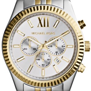 Michael Kors Herrklocka MK8344 Lexington Silverfärgad/Guldtonat