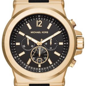 Michael Kors Herrklocka MK8445 Dylan Svart/Gummi Ø48 mm