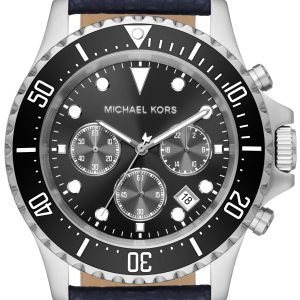 Michael Kors Herrklocka MK9091 Everest Svart/Läder Ø45 mm