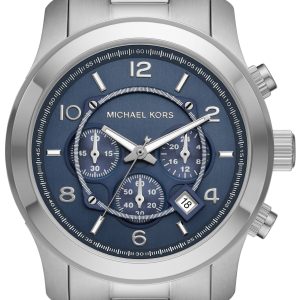 Michael Kors Herrklocka MK9105 Runway Blå/Stål Ø45 mm