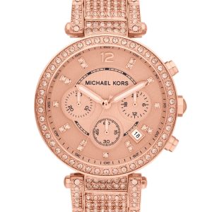 Michael Kors Parker Damklocka MK5663 Roséguldstonad/Roséguldstonat