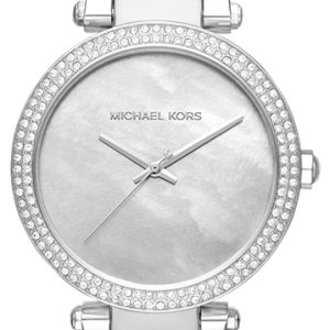 Michael Kors Parker Damklocka MK6424 Vit/Stål Ø38 mm