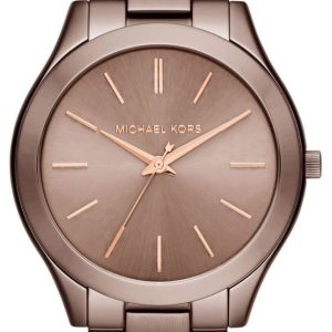 Michael Kors Runway Damklocka MK3418 Brun/Stål Ø42 mm