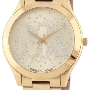 Michael Kors Runway Damklocka MK3590 Gulguldstonad/Gulguldtonat stål