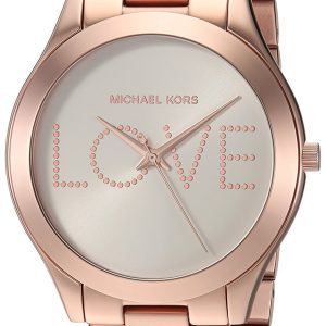 Michael Kors Runway Damklocka MK3804 Silverfärgad/Roséguldstonat