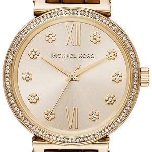 Michael Kors Sofie Damklocka MK3881 Gulguldstonad/Gulguldtonat stål