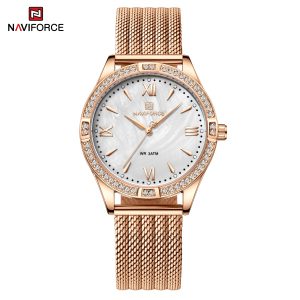 Naviforce Rhea Rose Gold Silver