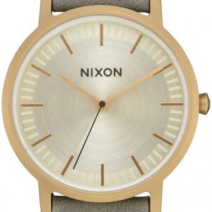 Nixon 99999 A10582982-00 Silverfärgad/Läder Ø40 mm