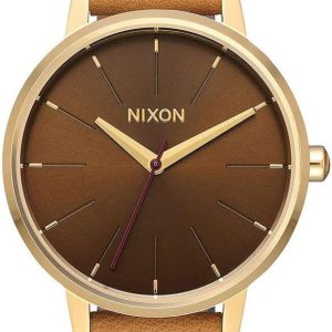 Nixon 99999 Damklocka A1082804-00 Brun/Läder Ø37 mm