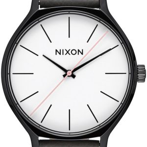 Nixon 99999 Damklocka A1250007-00 Vit/Läder Ø38 mm