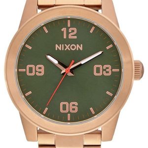 Nixon 99999 Damklocka A9192283-00 Grön/Roséguldstonat stål Ø36 mm