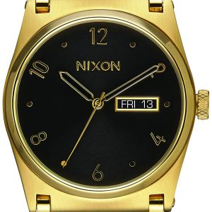 Nixon 99999 Damklocka A954510-00 Svart/Gulguldtonat stål Ø35 mm