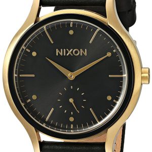 Nixon 99999 Damklocka A995513-00 Svart/Läder Ø38 mm